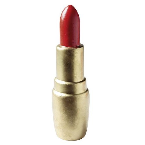 Deko-Woerner Lippenstift rot/gold 30cmH