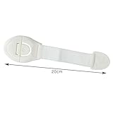 HBF 10 Stück entfernbar Baby Türsicherung | Schrank Schubladen | Kindersicherung Türriegel Schloß & Kinder Verschluß Sorgfalt Schutz für Schrank Türen Kühlschränke - 4