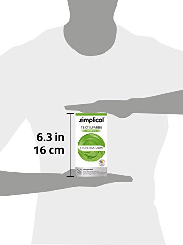 Simplicol Textilfarbe intensiv all in 1 -Flüssige Rezeptur „Frühlings-Grün“ Neu! - 2