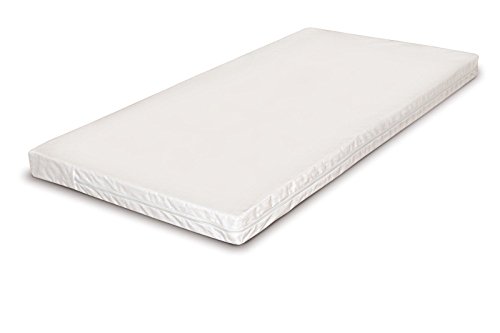 Superior Cot Mattress 120 x 60 x 10cm Thick - Will Fit M&P Cots 200 Size As Well As Other Makes : British Made With High Grade Density Foam
