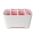 Produktbild AimdonR Zahnbürstenhalter, Upgrade Badezimmer Zahnbürste Caddy, elektrische/Batterie Zahnbürste und Zahnpasta Organizer Rack