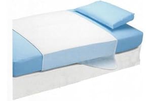 GAR MEDICAL Tampon réutilisable pour lit avec ailes, super absorbant 4,65 litres m2 + 250 lavages, protège-matelas 4 couches, adultes et enfants.