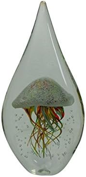 Gilde Sculpture 'Medusa', 28 CM, Clear / Multi-Coloured