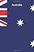 Produktbild Australia: Country Flag A5 Notebook (6 x 9 in) to write in with 120 pages White Paper Journal / Planner / Notepad