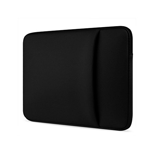 Reißverschluss Laptop Hülle Schutz Hülle Case Cover Schutzabdeckung Notebook Hülle für MacBook Pro / Air – Schwarz, 13 Zoll - 7