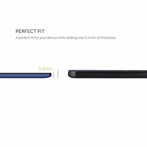 EasyAcc Lenovo Tab 2 A10-70 / Lenovo TAB3 10 Plus / Tab 2 A10-30 Hülle, Ultra Dünn Hochwertiges PU Leder Case – mit Standfunktion und Automatischem Schlaf Funktion für Lenovo TAB3 10 Plus/ Tab 3 10 Business/ Tab 2 A10-70/ A10-70F/ A10-70L / Tab 2 A10-30/ A10-30F/ A10-30L (Dunkelblau, Kunstleder, Ultra Dünn) - 3