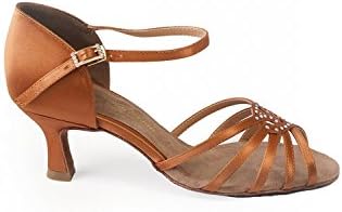 Electric Ballroom Louise Diamante Ballroom Shoes 5.5 Tan