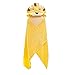 TopTie Child's Hooded Towel, Cotton Bath Towel With Animal Shape - Yellow,CHILD