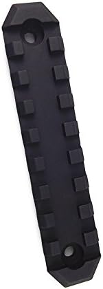 Tactical M-LOK 9 Slot Picatinny Weaver Rail Segment Aluminum Mount Adapter for MLOK Handguard Forend Section 100mm 3.94"