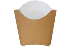 EXTIFF Confezione da 200 Tasche Fry coni in cartone riciclato (165 gr)