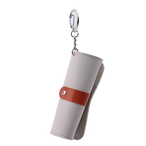 Preisvergleich Produktbild Kopfhörer Aufbewahrungstasche Reel Datenkabel Aufbewahrungstasche Multifunktionsspule Federmäppchen Schreibwaren, braun (Color : Wei-, Size : -)