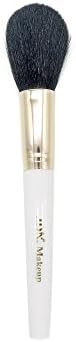 Kabuki Face Blush Brush Powder Brushes Black Acrylic Handle Makeup Brush (Milk white handle) by JDK