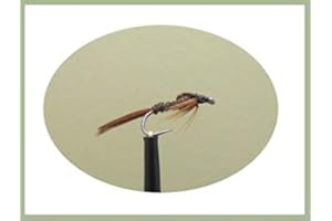 TROUTFLIESUK NYMPHS Barbless Pheasant Tail Nymph, 6 Pack Trout Flies, Choice of Sizes, For Fly Fishing