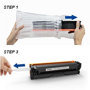 Ink E-Sale 4x Kompatible Tonerkartuschen zu HP 201X (CF400X) CF400X für HP Color LaserJet Pro M252n, M252dw, MFP M277n, MFP M277dw, M274n, M274dw Drucker schwarz ca. 2.800 Seiten, cyan, magenta, gelb ca. 2.300 Seiten - 3