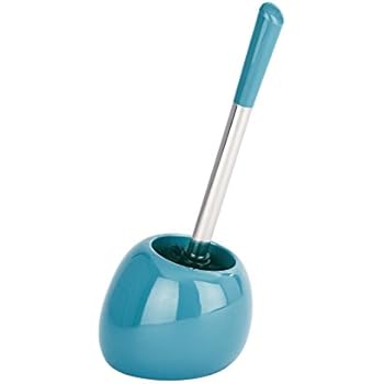 WENKO WC-Garnitur Polaris - WC-Bürstenhalter, Keramik, 15 x 34,5 x 14,5