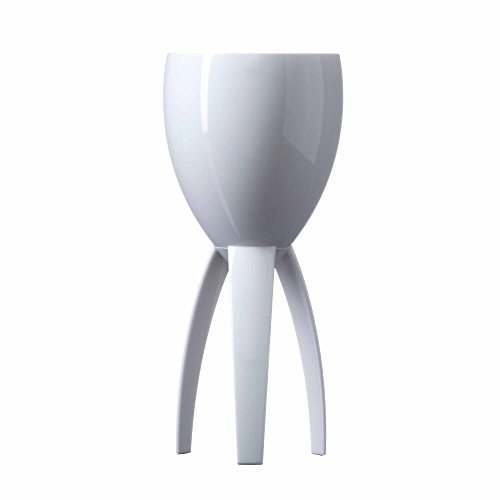 Elite Tristem Polycarbonate Wine Glasses White 11oz / 320ml - Set of 4 - Plastic Tripod Stemware