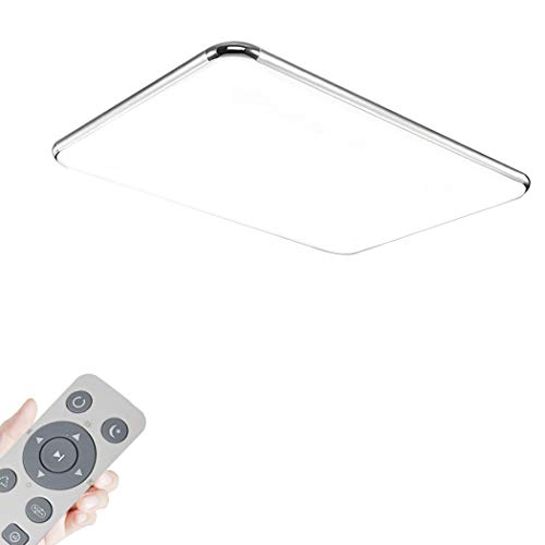MYHOO 72W Regulable LED luz de techo Moderna lámpara de techo Piso Salón Lámpara Dormitorio [Clase energética A+]