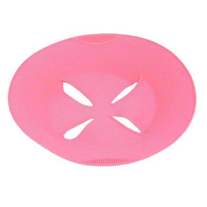 Überkochschutz, Dämpfaufsatz, Silikondeckel, ca. 27 cm, rosa/pink, 1 Stück