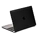 Produktbild LENTION Matte Hartschale für MacBook (Retina, 12", Anfang 2015/2016) Modell-A1534, LENTION Durchsichtige Plastikabdeckung & Schale für Mac Book Laptop, matte Hülle mit Gummifüßen, mit Anti-Staub Port Stecker – Transparent Schwarz