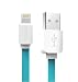 Rock Lightning Cable for Apple iPhone 5/5S/6/6 Plus and iPad (Blue) RS.287.00
