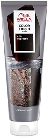 Wella Professionals COLOR FRESH MASKS Cool Espresso Mask| Maschera Colorata Capelli, Tintura Semipermanente | Trattamento Rinfrescante Colore Temporaneo | Per Tutti i Tipi di Capelli, 150ml