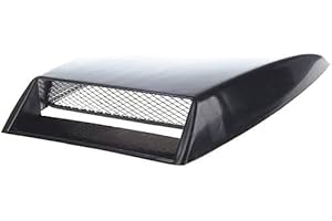 AUTOZOCO Toma de aire universal para capo del coche negro - air intake - entrada aire motor - admision aire tunning - Respiradero Capó Autoadhesivo