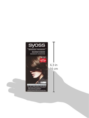 Syoss Coloration Stufe 3, 4-1 Mittelbraun, 115 ml - 7