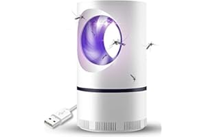 COJJ Trappola per zanzare interna, trappola per zanzare, lampada USB per zanzare, trappola per zanzare, cattura efficacemente zanzare, zanzare, mosche e piccoli insetti, lampada notturna a LED per casa,