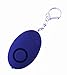 Produktbild ocona© Mini Taschenalarm Panikalarm Notfallalarm zur Selbstverteidigung mit integrierter LED-Lampe, Alternative zum Pfefferspray, tragbar, blau