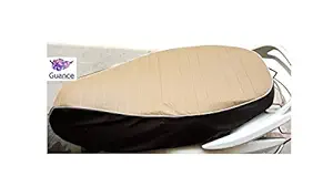 Guance Scooty Seat Cover with Heavy Cushion for Honda Activa 6G 2020, Beige
