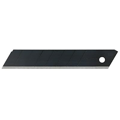 Tajima LCB50RBC/K1 Razar Black Lame de cutter 18 mm, Noir, Set de 10 Pièces