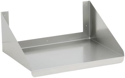 Microwave Shelf, 18 gauge s/s, 24" wide, 24" long