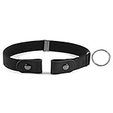 Mit unserem zusätzlichen Ring, kann zwei verschiedene Modearten tragen, die nicht nur ein perfekter Gürtel für Hosen und Jeans, sondern auch ein Modeaccessoire für Kleider, Daunenjacke, Windjacke und Pullover sind.Und es wird die Belastung der Hosenschleife reduzieren, wenn Sie es als Hosengürtel mit diesem Ring verwenden.