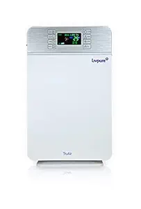 Livpure TruAir 50-Watt Air Purifier with Composite Filter and Remote (White)