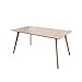 Produktbild Stylischer echt Eiche Esstisch HYKE 160cm skandinavisches Design Massivholz Tisch Holztisch Küchentisch Eichenholz