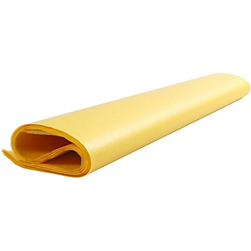 CREAVVEE® Decoupage Seidenpapier 50×70 cm, Gelb 25 Bögen - 2