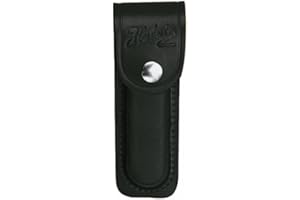 Herbertz piel Feria funda para opinel Navaja, color negro, color negro, tamaño groß, 13 cm