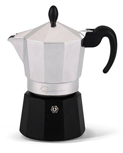 Lagostina Samba Nera Espressokanne, aus Aluminium, für 6 Tassen Lagostina Samba Nera Espressokanne, aus Aluminium, für 6 Tassen Bilder