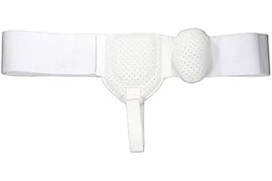 NOPEILVI Hernia Truss Belt Ceinture pour hernie inguinale pour Homme, côté Gauche ou Droit, Post-Chirurgie Hernie inguinale pour Homme pour hernie inguinale Sangle de Taille réglable, 86-110 cm