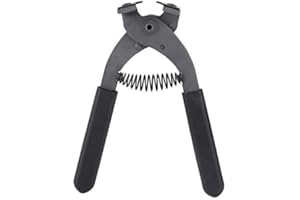 HEEPDD Strumento di Perforazione in Pelle, 4mm in Pelle silenziosa Perforazione in Acciaio al Carbonio Strumenti di Perforazione Artigianale in Pelle(Denti 4mm-2)