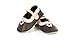 Slumbertoes Soft Leather Baby Shoes Flowers, size 6-12 months