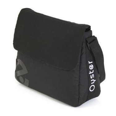 Babystyle Oyster Changing Bag in Smooth Black by BabyCentre