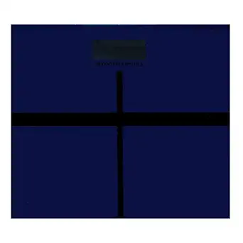 MR BRAND CREATION Personal Digital Bathroom Weighing Scale glass weight Machine for body weight measurement (8x10 Inch) (180 KG, Navy Blue)