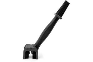 MGIA TECH Bike Motorcycle Chain Cleaner Brush, 3 IN 1 Durable Bicycle Chain Gears Maintenance Cleaning Brush kit for All Type Chain Gears MGIA-BIKBLACK.01 (Black)