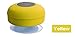 Produktbild JINRU Mini Bluetooth Lautsprecher - Tragbarer Lautsprecher Lauter Stereo Sound, Rich Bass, Wasserdicht, 4-5 Stunden Spielzeit, Saugnapf, Badezimmer Kann Verwendet Werden,Yellow