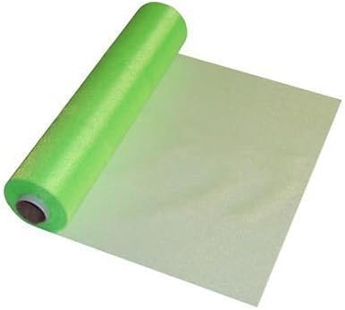 29cm x 26m Sheer Organza Roll Lime Green - Perfect as Christmas Decorations, Table Runners or Chair Sashes Fabric