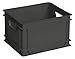 Produktbild 3 x 30 Liter, Lux Schwerlast-Werkbank stapelbar, Kunststoff, Caterer Box, Aufbewahrungsbox, Kiste in Dunkelgrau von Allibert. 3 x Robuste Kartons, 435 x 357 x 267 mm, hält bis zu 60 kg belastbar, 50.80 x 30.48 cm Speiseteller Teller dieses Geschirr-Sets, Ideal für Gastronomie! Teller, Besteck, Gläser und Tassen,