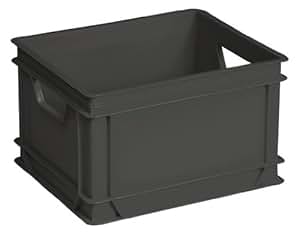 3 x 30 Liter, Lux Schwerlast-Werkbank stapelbar, Kunststoff, Caterer