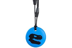 HDAKDDHG Collier sensoriel à mâcher - Jouets à mâcher pour enfants autistes - Colliers sensoriels à mâcher pour enfants avec dentition, TDAH, autisme, besoins de morsure