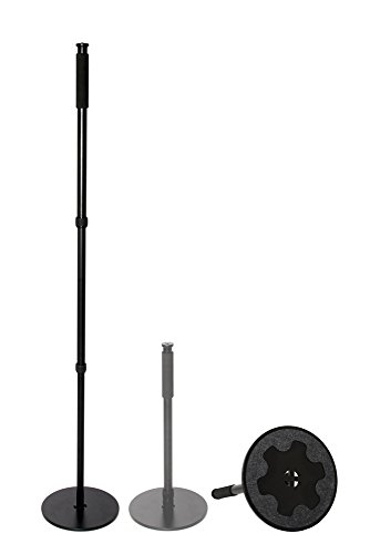 Photecs Studio-Einbeinstativ (0,66 bis 1,72m), Lichtstativ / Lampenstativ mit massivem, flachem Stahl-Standfu, Studio-Monopod mit Sockel und hoher Kippfestigkeit trotz geringem Platzbedarf Photecs Studio-Einbeinstativ (0,66 bis 1,72m), Lichtstativ / Lampenstativ mit massivem, flachem Stahl-Standfu, Studio-Monopod mit Sockel und hoher Kippfestigkeit trotz geringem Platzbedarf